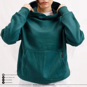 High Quality Heavyweight 100% Cotton <b>Fleece</b> Hoodie Custom Color Digital Print Applique Stonewashed Oversized Eco-Friendly Warm - Product Image 4