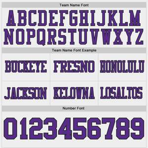 Nueva Llegada, Camiseta de Fútbol Blanca y Morada, Uniforme de Equipo de Alto Rendimiento, 160 GSM, Poliéster, Colores y Tallas Personalizables, Fabricante OEM ODM - Product Image 3