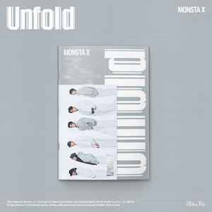 MONSTA X 3er Álbum en Inglés [Unfold] (Versión Heartbreak) / Versión Thirst Ver. / Heal Ver. / Versión en vivo/real/realista. Álbum Oficial de Kpop Coreano en CD - Product Image 3