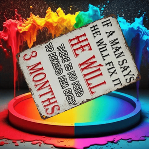 ป้ายอลูมิเนียมติดผนังสไตล์วินเทจ CIFbuy ขนาด 8x12 นิ้ว สำหรับตกแต่งห้องแมนเคฟ TikTok สำหรับบริการรับสินค้า Temu ขนาด 20.3x30.5 ซม. สไตล์วินเทจแบบไม้ - Product Image 1