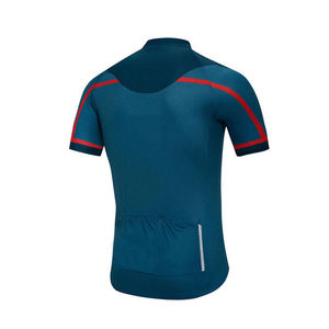 Ensemble de maillot de cyclisme pour homme, manches courtes, bleu, noir, rouge, respirant, kit de sport - Product Image 3