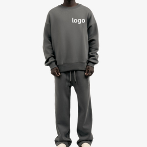 Conjunto Deportivo Masculino de Alta Calidad, Material Personalizado con Diseño de Logotipo, Sudadera Gruesa con Puños Ribbed a Rayas, Conjunto Deportivo Personalizado de Alta Calidad - Product Image 1