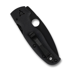Couteaux pliants de haute qualité à lame argentée avec manche noir antidérapant, bord de coupe en acier inoxydable, trou d'ouverture circulaire - Product Image 4
