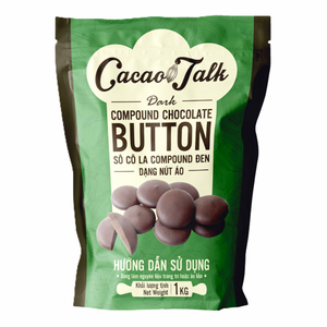 Bulk Selling <b>Direct</b> Manufacture Dark Compound Chocolate Button Cocoa 1KG HALAL OEM/ODM <b>Bakery</b> Using Biscuits Cookies Good Price - Product Image 1