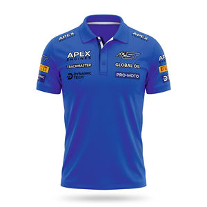 Polo de Carreras Personalizado 2026, Manga Corta, Transpirable, Tallas Grandes, Precio Directo de Fábrica, BMX MX MTB PIT CREW, Polo para Equipo de Carreras - Product Image 2