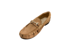 Mocasines de Gamuza con Punta Redonda, Estilo Clásico Informal de Negocios, Transpirables, con Hebilla Metálica, Suela de Goma Antideslizante, para Todas las Temporadas - Product Image 5