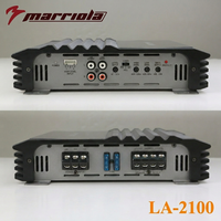Amplificateur de voiture professionnel 2 canaux classe AB Marriola LA-2100 2x50W RMS câblé pour la compétition