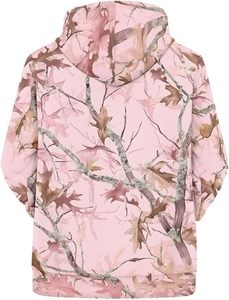 Men <b>Pink</b> Camo Patch Embroidered Hoodie Oversized Cotton Fleece Pullover Custom Logo Hoodies Sweatshirt For Men - Product Image 3