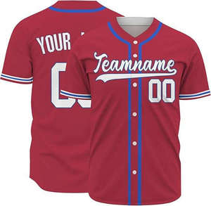 Uniformes de Béisbol y Sóftbol Estampados de Secado Rápido, Transpirables, Tallas Grandes, Manga Corta, Conjuntos Deportivos Unisex de Alta Calidad - Product Image 2