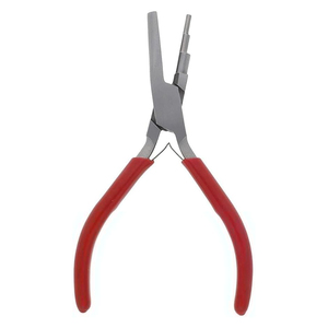 Alicates de joyería duraderos de doble muelle, mini alicates de punta de cadena con mordazas lisas para trabajo con abalorios, manualidades y envoltura de alambre, herramientas manuales - Product Image 1