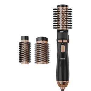 Spazzola elettrica rotante per asciugacapelli con 3 teste intercambiabili strumento per lo Styling ad aria calda - Product Image 1
