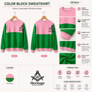 เสื้อสเวตเตอร์โอเวอร์ไซส์แบบสั่งทำพิเศษ HMR สำหรับผู้หญิง ลายตัวอักษรชมรมหญิงแบบกรีก ตกแต่งด้วยมุก - Product Image 6