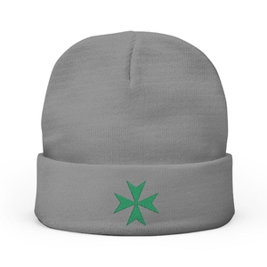 Order of Saint Lazarus Knit Beanie Custom Embroidery Emblem Warm <b>Winter</b> <b>Cap</b> - Product Image 5