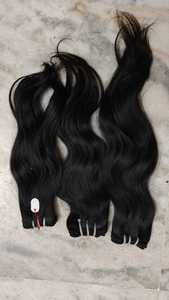 Machine à Extensions de Cheveux Bruts Indiens 100% Cuticules Alignées Double Trame avec Super Double Extrémités Dessinées Tissage de Cheveux d'Inde - Product Image 3