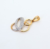 Colgante de Diamante de Corte Redondo en Oro Amarillo de 14K para Mujer, Opciones de Diamantes Cultivados en Laboratorio y Naturales, Color D a G, Claridad IF a SI2, Regalo de Joyería