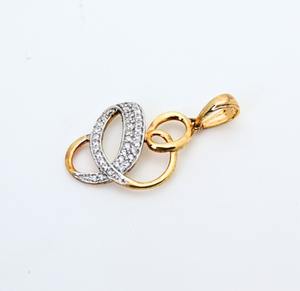 Colgante de Diamante de Corte Redondo en Oro Amarillo de 14K para Mujer, Opciones de Diamantes Cultivados en Laboratorio y Naturales, Color D a G, Claridad IF a SI2, Regalo de Joyería - Product Image 4