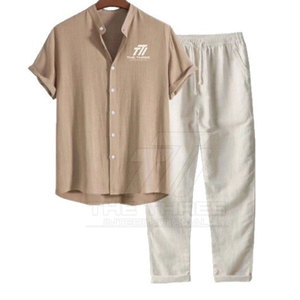 Men's Casual Eco-Friendly Customized Tracksuit Set New Design OEM Service Wholesale Comfortable Outing Wears for Daily Use - Product Image 6