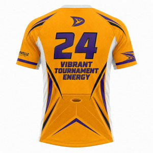 OEM Custom 3D <b>Puff</b> Print Cornhole Tournament Shirt for Men Breathable Mesh Performance Team Uniform - Product Image 3