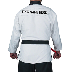 Karate Martial Arts White Uniforms for Training and Professional Matches on Cheap Factory Prices - Product Image 4