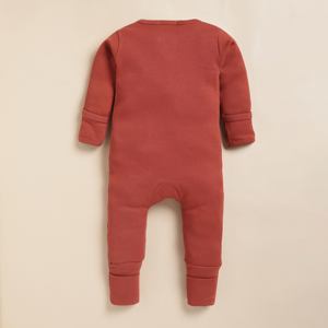 Mameluco con cremallera de bambú elastano de calidad premium-Picante - Product Image 2