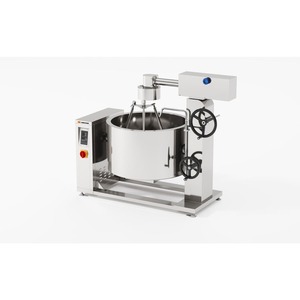 Olla de vapor con caldera giratoria por inducción Amicook 380V/440V, modelo duradero, proceso de cocción eficiente, preparación de comidas, ajustable. - Product Image 1