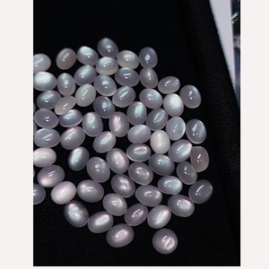 295 piezas de piedra lunar natural, cabujones ovalados de 7x5, 8x6, 9x7 mm, 727 quilates, lote Iroc Sales, gemas sueltas de buena calidad, US$58.16 por todo el lote. - Product Image 4