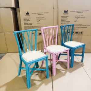 Sillas Infantiles de Ratán Natural Personalizadas para Negocios de Alquiler, Fiestas de Cumpleaños y Bodas, Muebles Hechos a Mano, Proveedor OEM ODM - Product Image 3