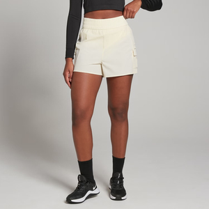 Shorts Deportivos Cargo para Mujer, Venta al Por Mayor, Logotipo Personalizado, Cintura Alta, Bolsillos con Cierre, Shorts para Gimnasio, Correr y Entrenamiento, Ropa Deportiva Femenina OEM - Product Image 1