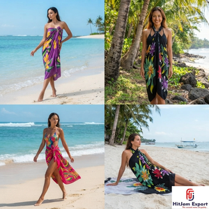 Custom Hawaiian Lavalava Beach Sarong Pacific Island Pareo Samoa Savaii Apia OEM ODM Customized Manufacturing Service Provider - Product Image 5