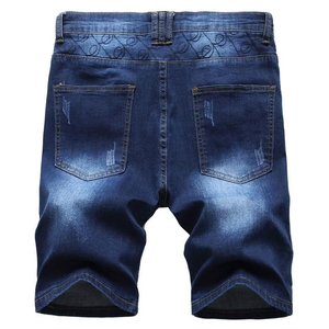 Pantalones Cortos de Mezclilla con Lavado Ácido Personalizados para Hombre y Mujer, Estilo Urbano, Corte Holgado, Vintage, OEM al por Mayor - Product Image 3