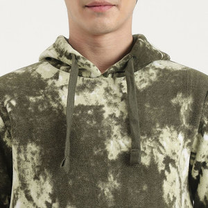 Sudadera con Capucha de Forro Polar Tie-Dye para Hombre, Fabricada en Pakistán, Corte Regular, Informal, Tejida, Manga Larga, para Otoño - Product Image 6