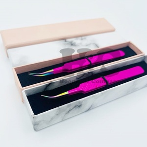 Wholesale Professional <b>Eyelash</b> <b>Extension</b> Tweezers Stainless Steel Sustainable Durable Fine Grip 10mm Customized Logo <b>mink</b> - Product Image 6