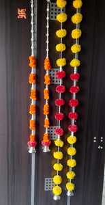 Rangoli en tissu moderne, écologique et haut de gamme, fait main, style bohème, couleurs personnalisables, pour mariages et Diwali, crée une ambiance chaleureuse et élégante - Product Image 6