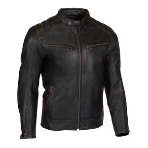 Fully Customized Custom Logo Men Motorbike Leather Jacket High Quality Quick Dry Genuine Leather Motorbike Jacket - Product Image 1