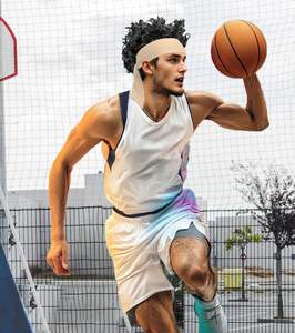 Bandeaux de sport personnalisés à sublimation, séchage rapide, extensibles, haute qualité, faible MOQ, promotionnels, design tendance - Product Image 2