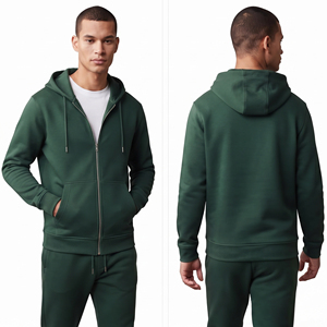 <b>Men</b> Casual Wear Zipper Hoodie <b>Long</b> <b>Sleeve</b> Hooded Zipper <b>Top</b> <b>Men</b> Winter Wear Side Pockets Hoodies 100% Cotton <b>Men</b> Zip-Up Hoodies - Product Image 4