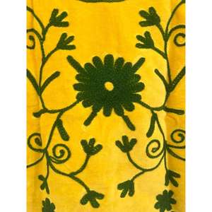 Chaleco Amorzinho de Terciopelo con Bordado, Alta Calidad, Estilo Vintage, Doble Botonadura, Transpirable, Ecológico, 100% Algodón, Estilo Suzani Boho - Product Image 6