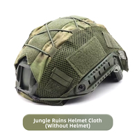 Housse de casque tactique unisexe FAST en tissu, pochette de protection pour casque tactique, accessoires de chasse et de sécurité en extérieur