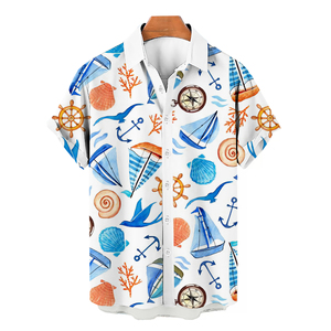 Camisa Hawaiana de Verano con Estampado 3D de Palmeras, Camisa Gráfica de Playa para Hombre, Estilo Resort Oversize, Moda Casual Urbana - Product Image 4