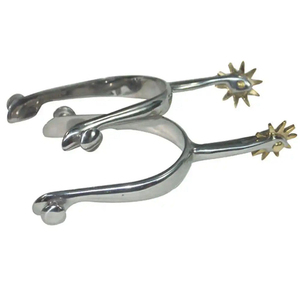 Fabricant Professionnel d'Épingles à éperons de cheval de course occidentales en acier inoxydable, Épingles à éperons équestres exquises, Usine de production, 1 paire en acier inoxydable - Product Image 5
