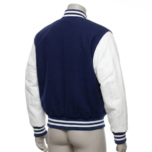 Veste universitaire personnalisée avec logo JSU Tigers, veste J-State Letterman, veste HBCU, veste de style baseball universitaire, veste grecque avec logo en chenille - Product Image 2