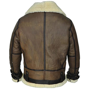 CLOVIX SPORTS <b>Men's</b> Winter <b>Leather</b> <b>Jacket</b>-Waterproof Windproof Quick Dry Breathable Eco-Friendly PU Shell - Product Image 3
