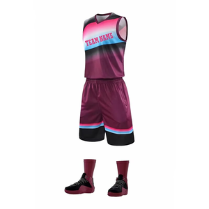 Uniforme de basket-ball de qualité supérieure, nouveau style, uniforme de basket-ball sur mesure, uniforme de basket-ball pour hommes, vêtements de sport, personnalisation d'équipe - Product Image 3