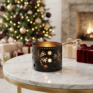 Handcrafted metal candle holder votives designed to elevate interiors with calm lighting and artistic form - Product Image 4