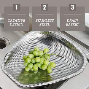 Passoire en maille fine en acier inoxydable, lave-riz, tamis alimentaire pour pâtes, légumes, fruits, durable pour la cuisine - Product Image 5