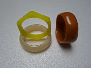 Bracelets en résine de qualité supérieure, design original, punk rock, motif géométrique, cadeaux pour demoiselles d'honneur, options de commande en gros - Product Image 2