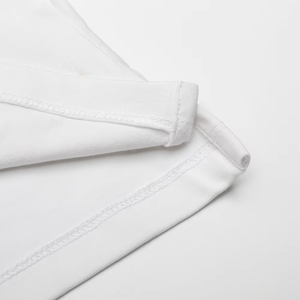 Camiseta de Algodón Blanca Extra Grande Personalizada OEM 2026, Nueva Llegada, Manga Corta, Cuello Redondo, Informal, con Logotipo Estampado en la Parte Delantera, Jersey de Punto para Hombre - Product Image 4
