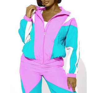 Women 2026 Sports Training <b>Windbreaker</b> Zipper Tracksuit Polyester Lightweight Waterproof Quick-Dry Anti-Bacterial For Women - Product Image 5