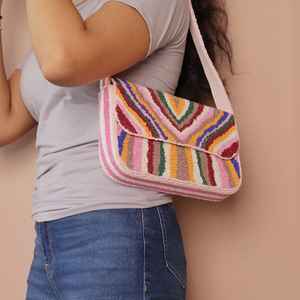 Bolsos de hombro ligeros, ecológicos, de lujo, profesionales y modernos, estilo bohemio, hechos a mano con cuentas, de Glowin Fashion - Product Image 1