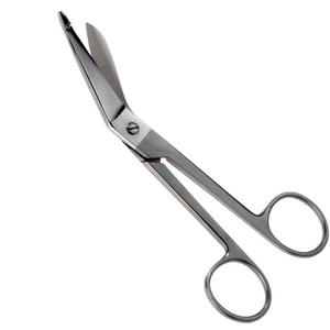 กรรไกรตัดผ้าพันแผลลิสเตอร์เกรด14ซม. ชุดเครื่องมือผ่าตัดทำจากสเตนเลสปฐมพยาบาลด้วยตนเอง - Product Image 1